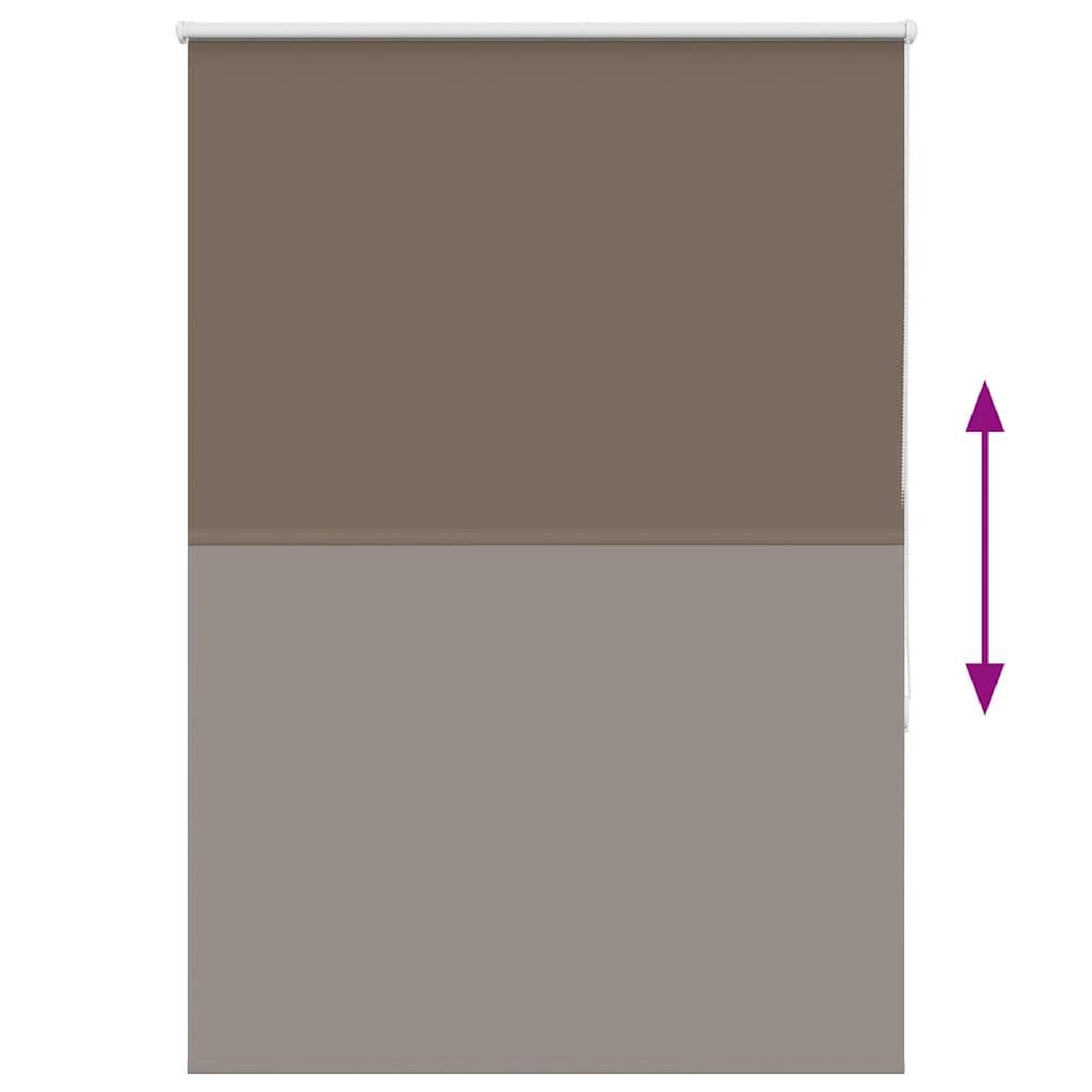 Voir la diapositive 5 : VIDAXL Store enrouleur occultant cafe 110x150cm largeur du tissu