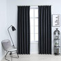 Voir la diapositive 1 : VIDAXL Rideaux occultants avec crochets 2 pcs Anthracite 140x225 cm