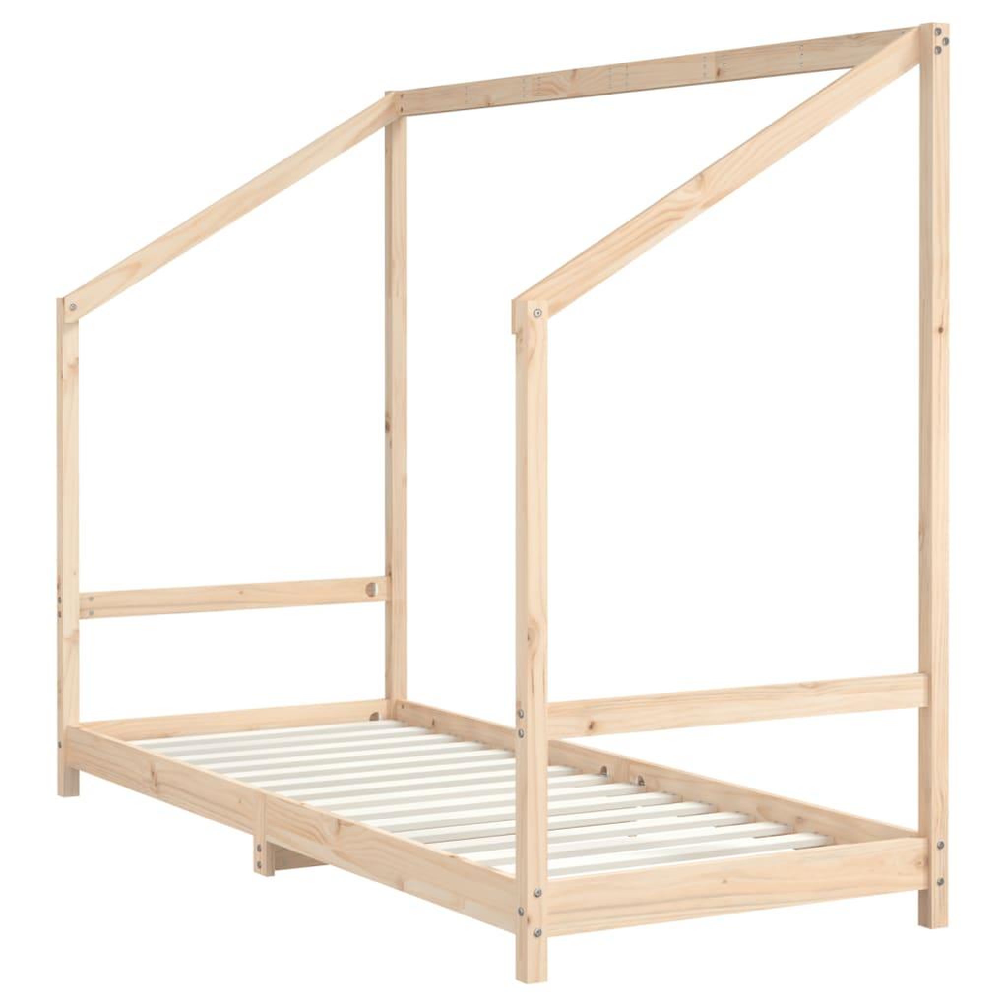 Voir la diapositive 3 : VIDAXL Cadre de lit pour enfants 80x200 cm bois de pin massif