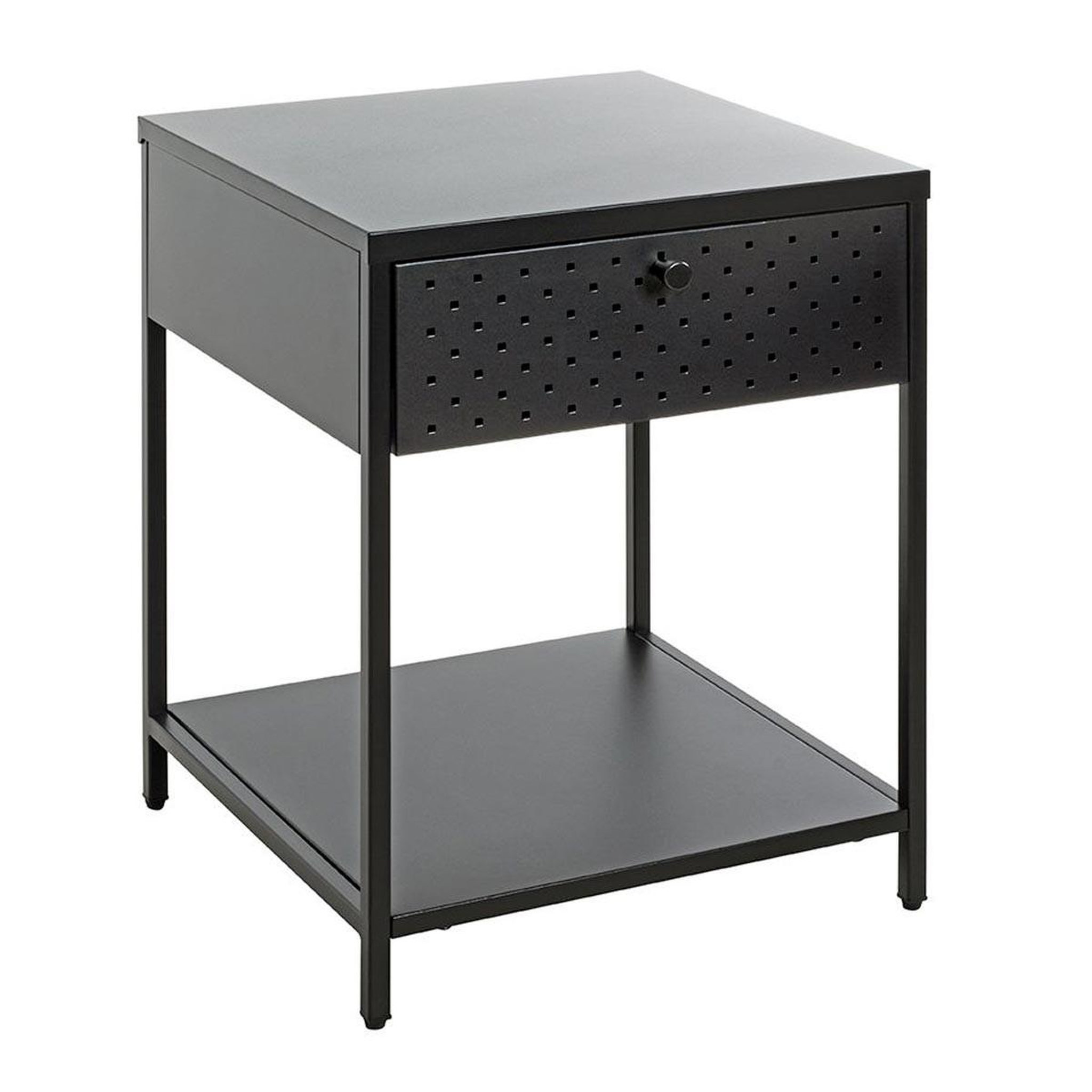 Paris Prix Table de chevet 1 tiroir  boston  53cm noir