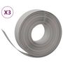 Voir la diapositive 2 : VIDAXL Bordures de jardin 3 pcs gris 10 m 15 cm polyethylene
