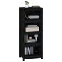 Voir la diapositive 4 : VIDAXL Bibliotheque Noir 50x35x125,5 cm Bois de pin massif