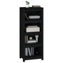 Voir la diapositive 4 : VIDAXL Bibliotheque Noir 50x35x125,5 cm Bois de pin massif