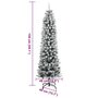 Voir la diapositive 6 : VIDAXL Sapin de Noël artificiel 150 LED et neige floquee 150 cm