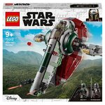 LEGO Star Wars 75312 Le vaisseau de Boba Fett, Set avec 2 Figurines, dès 9 ans