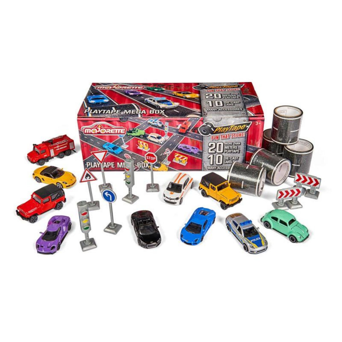 Dickie DICKIE Majorette Playtape Mega box