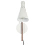 Voir la diapositive 2 : ATMOSPHERA Applique en fer Bren - H. 47 cm - Blanc