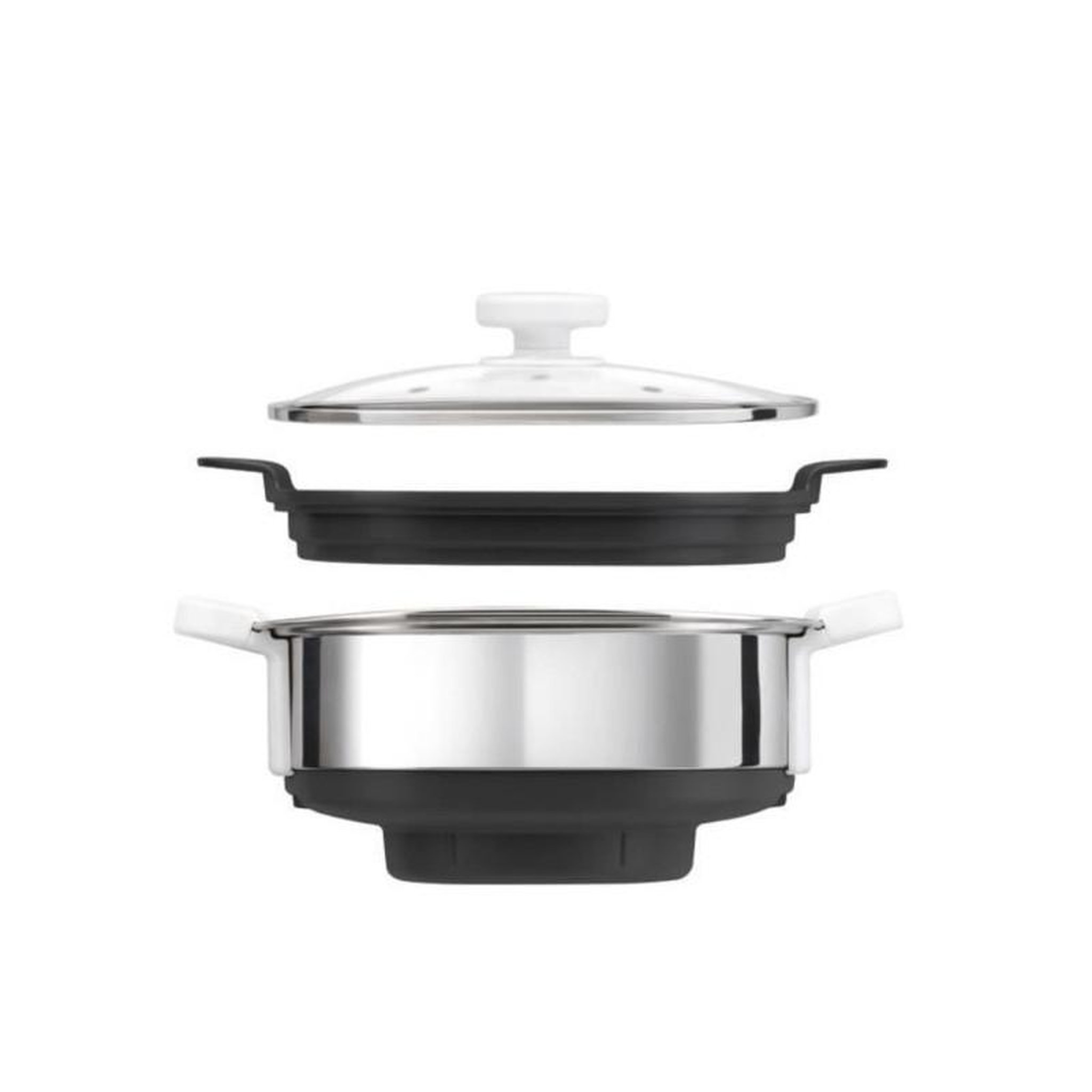 Voir la diapositive 2 : MOULINEX Panier vapeur companion xf384b10