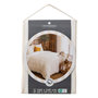 Voir la diapositive 4 : ATMOSPHERA Housse de couette 260x240 + 2 taies coton ISAO