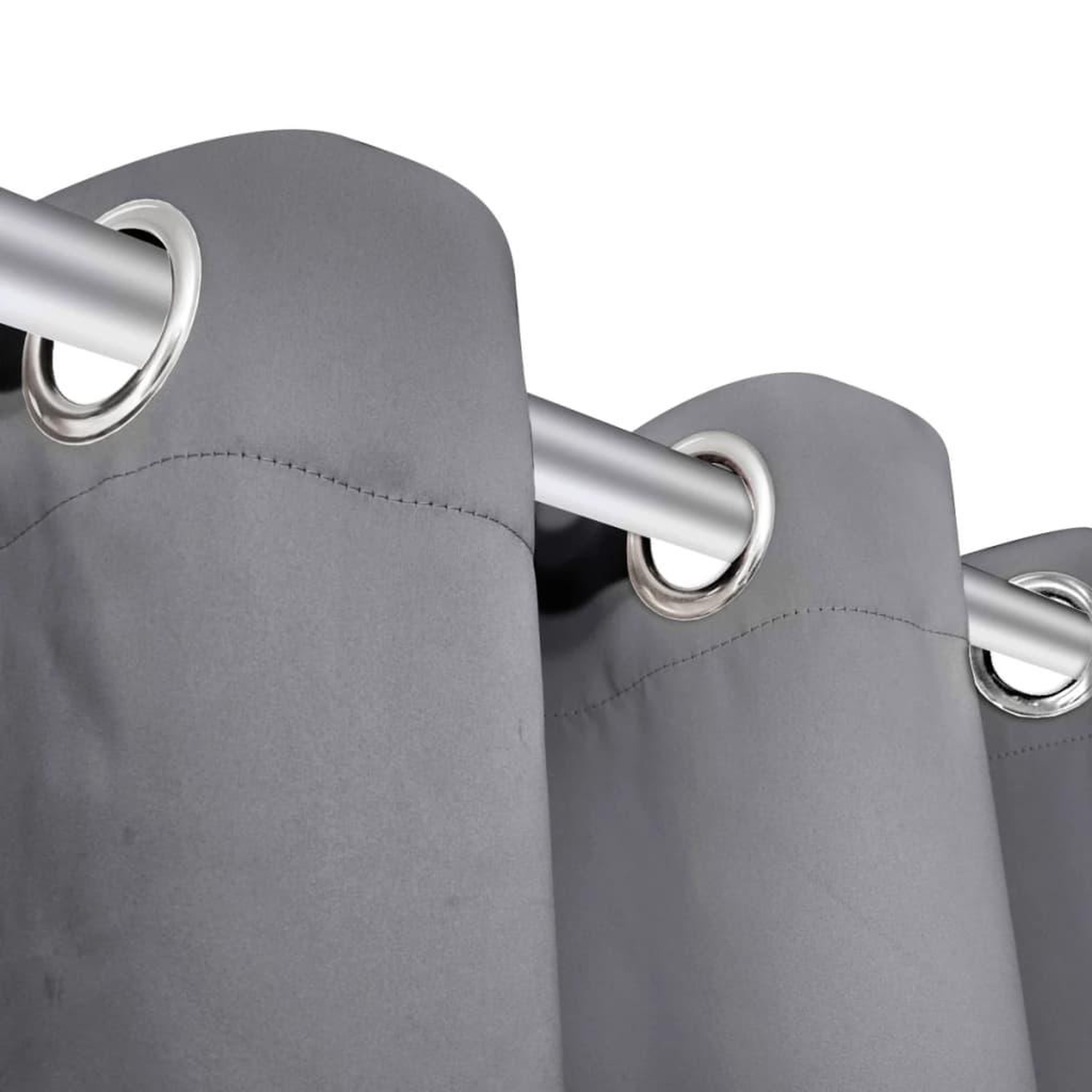 Voir la diapositive 5 : VIDAXL Rideau occultant avec œillets metalliques 270 x 245 cm Gris