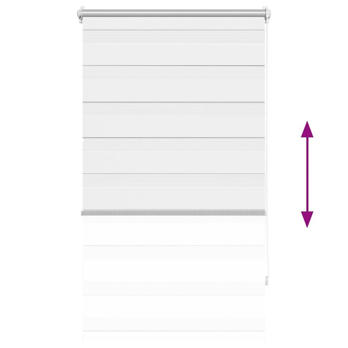 VIDAXL Store 70 x 120 cm Blanc