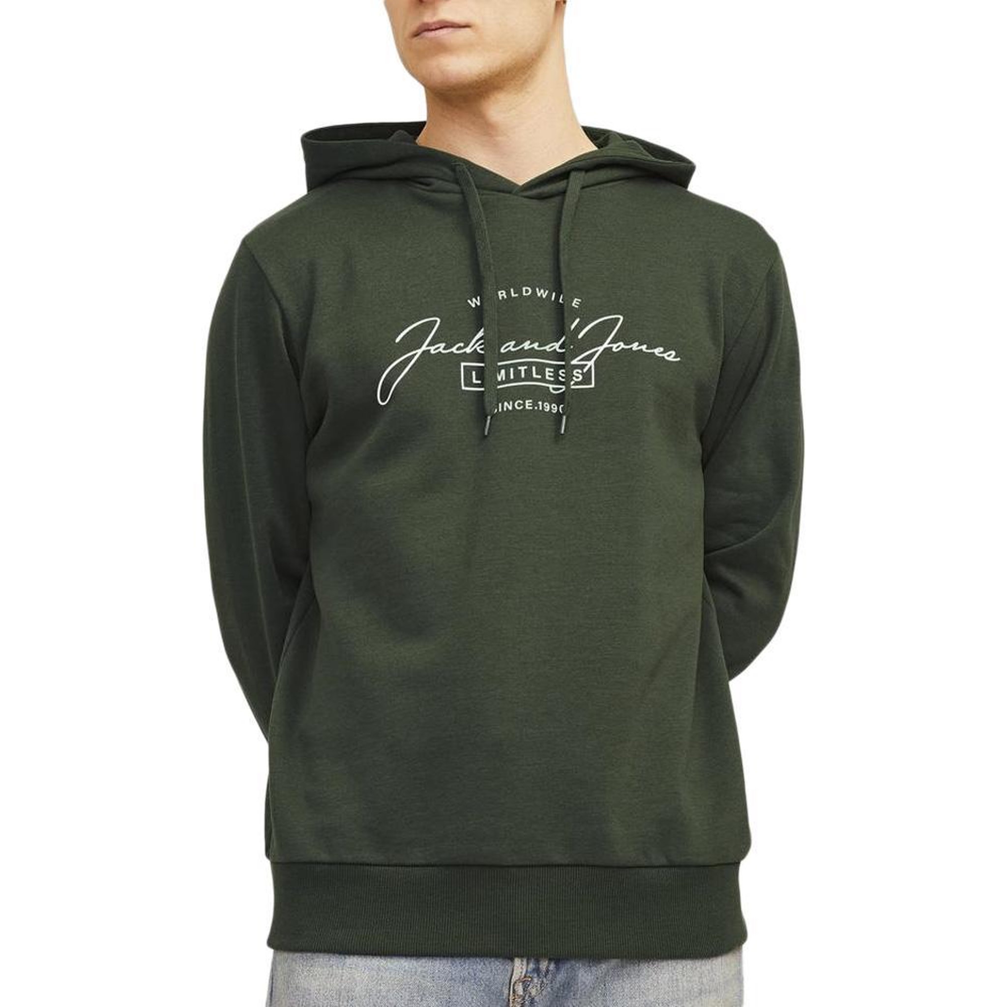 Jack & Jones Sweat  Foncé Homme Jack & Jones Ferris. Coloris disponibles : Vert