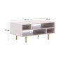 Voir la diapositive 4 : BEST MOBILIER Monica - table basse - beige - 5 niches - 100 cm