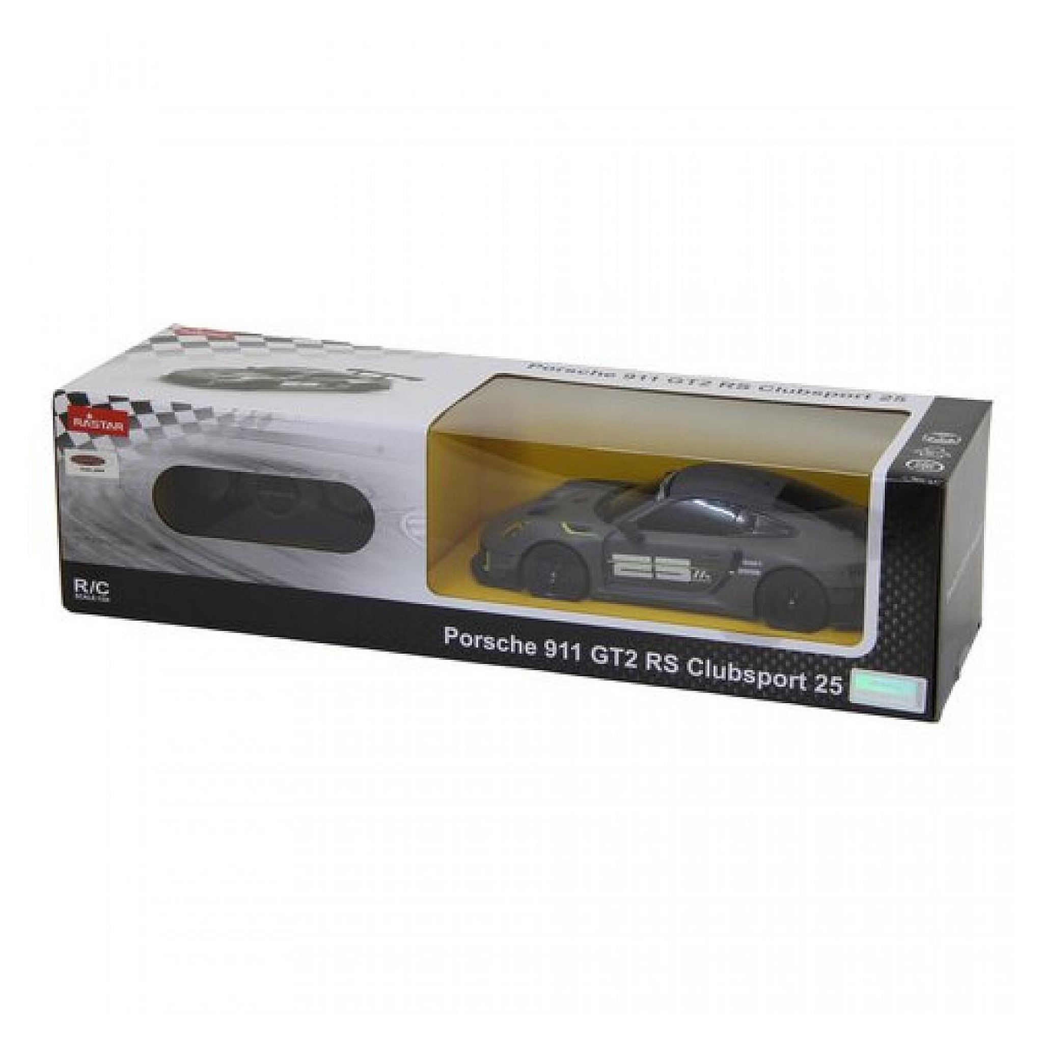Voir la diapositive 2 : Jamara Porsche 911 GT2 RS Clubsport 25 1:24 gris 2,4GHz