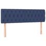 Voir la diapositive 2 : VIDAXL Tetes de lit 2 pcs Bleu 72x7x78/88 cm Tissu