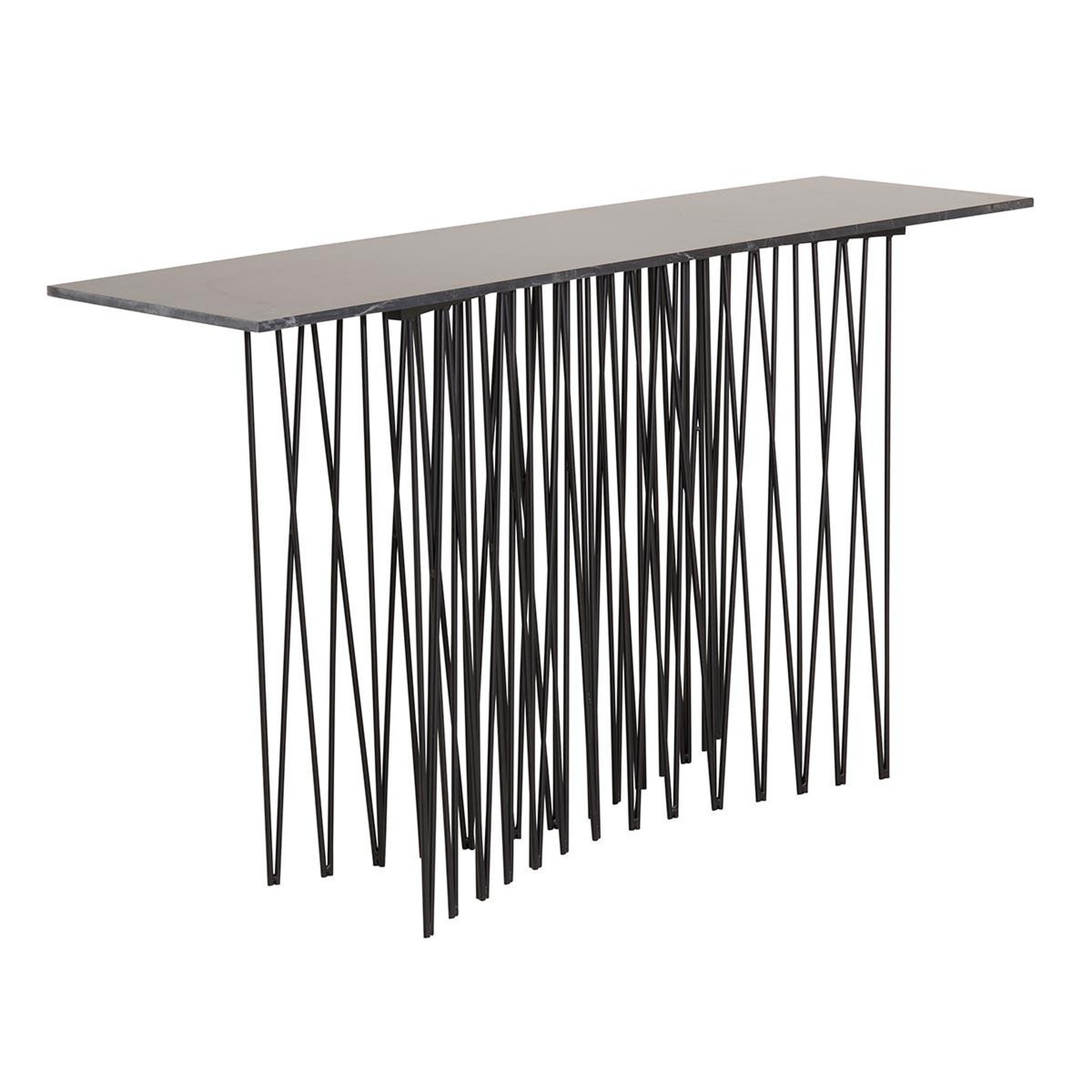 Paris Prix Console design  stone  130cm noir
