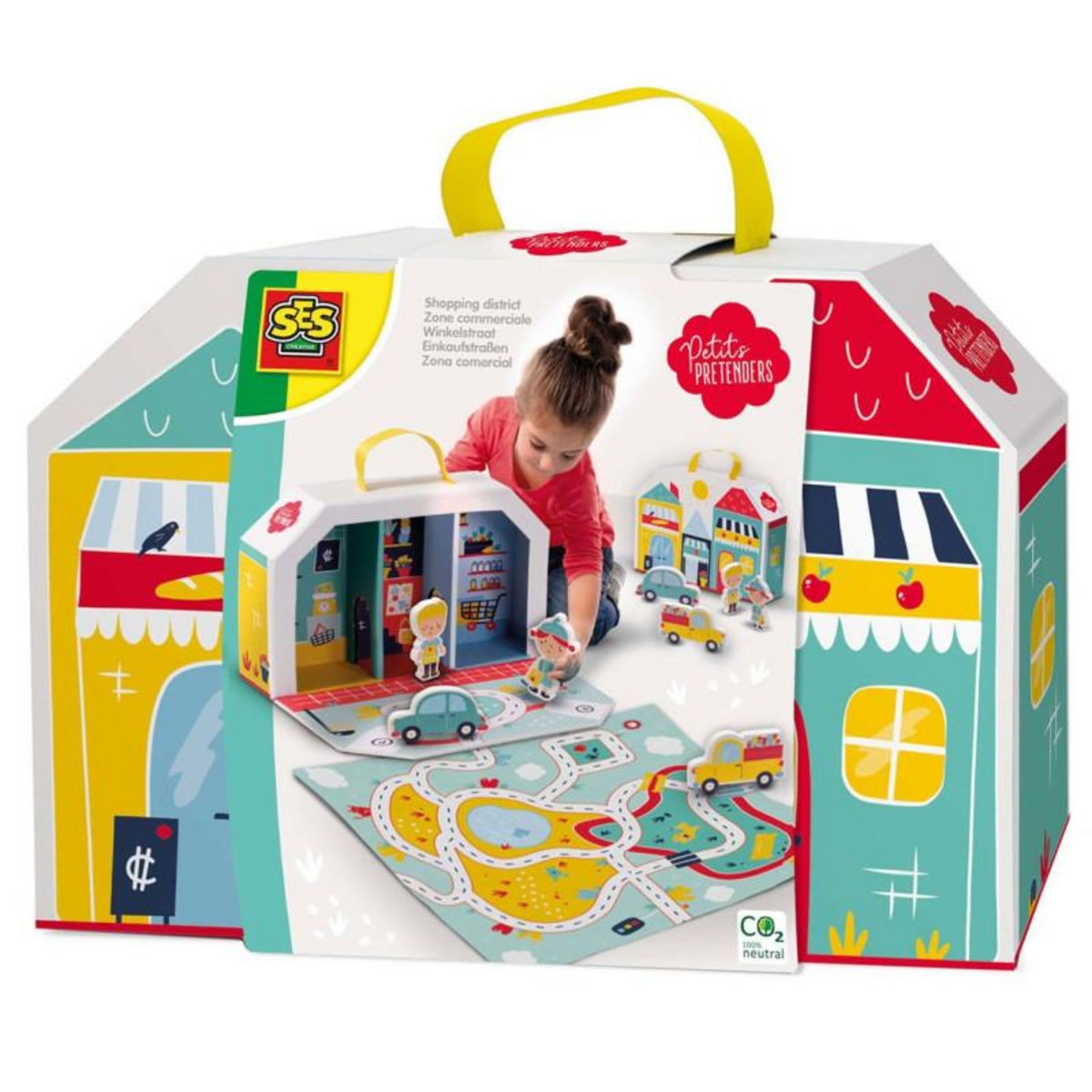 SES SES Petit Pretenders Shopping Street Play Case 18015