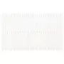 VIDAXL Tete de lit murale Blanc 185x3x110 cm Bois massif de pin