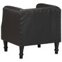 Voir la diapositive 4 : VIDAXL Fauteuil Noir Cuir veritable