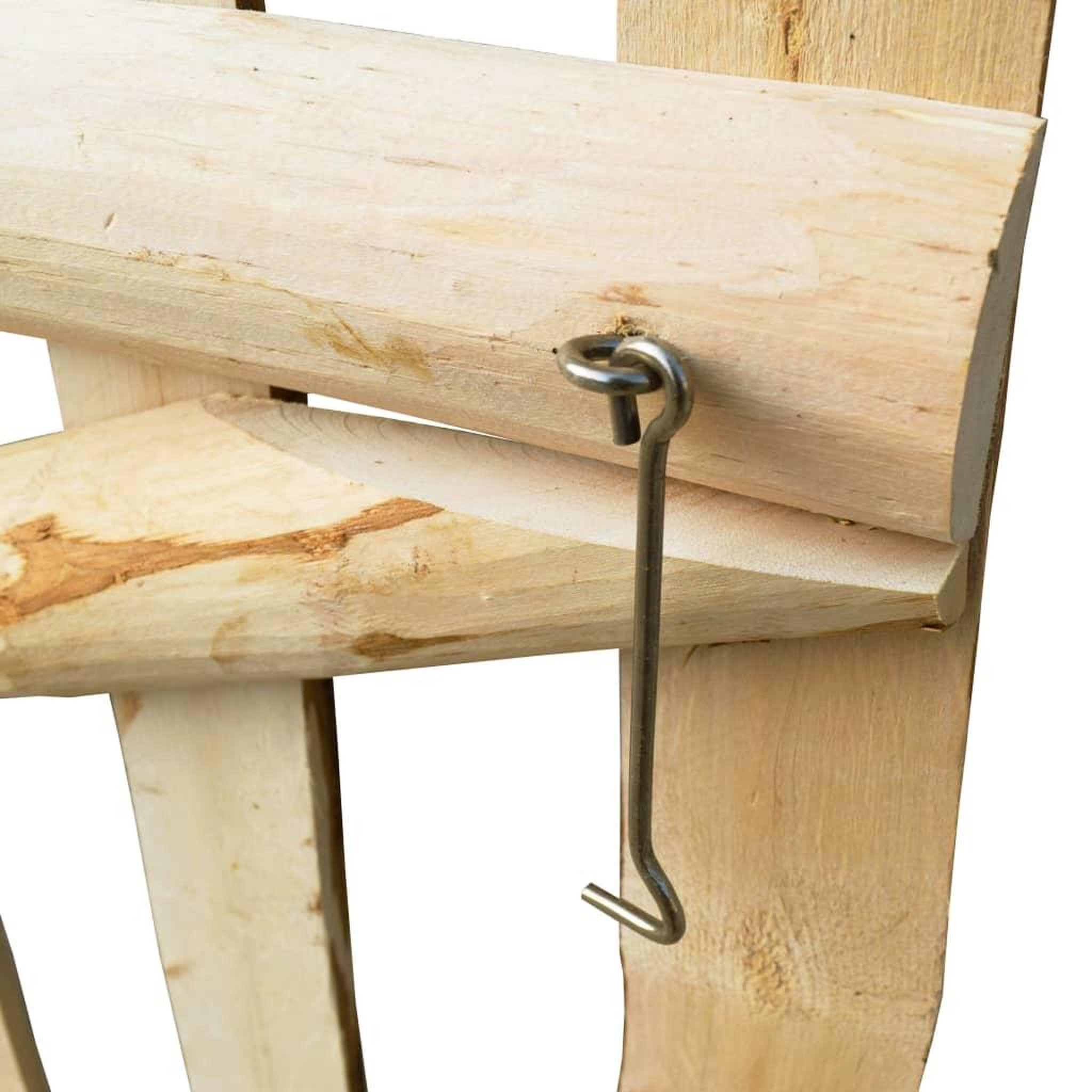 Voir la diapositive 5 : VIDAXL Portillon simple de cloture Bois de noisetier 100x60 cm