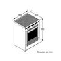 Voir la diapositive 6 : BOSCH Cuisinière vitrocéramique 63l 4 feux blanc - hks79r220