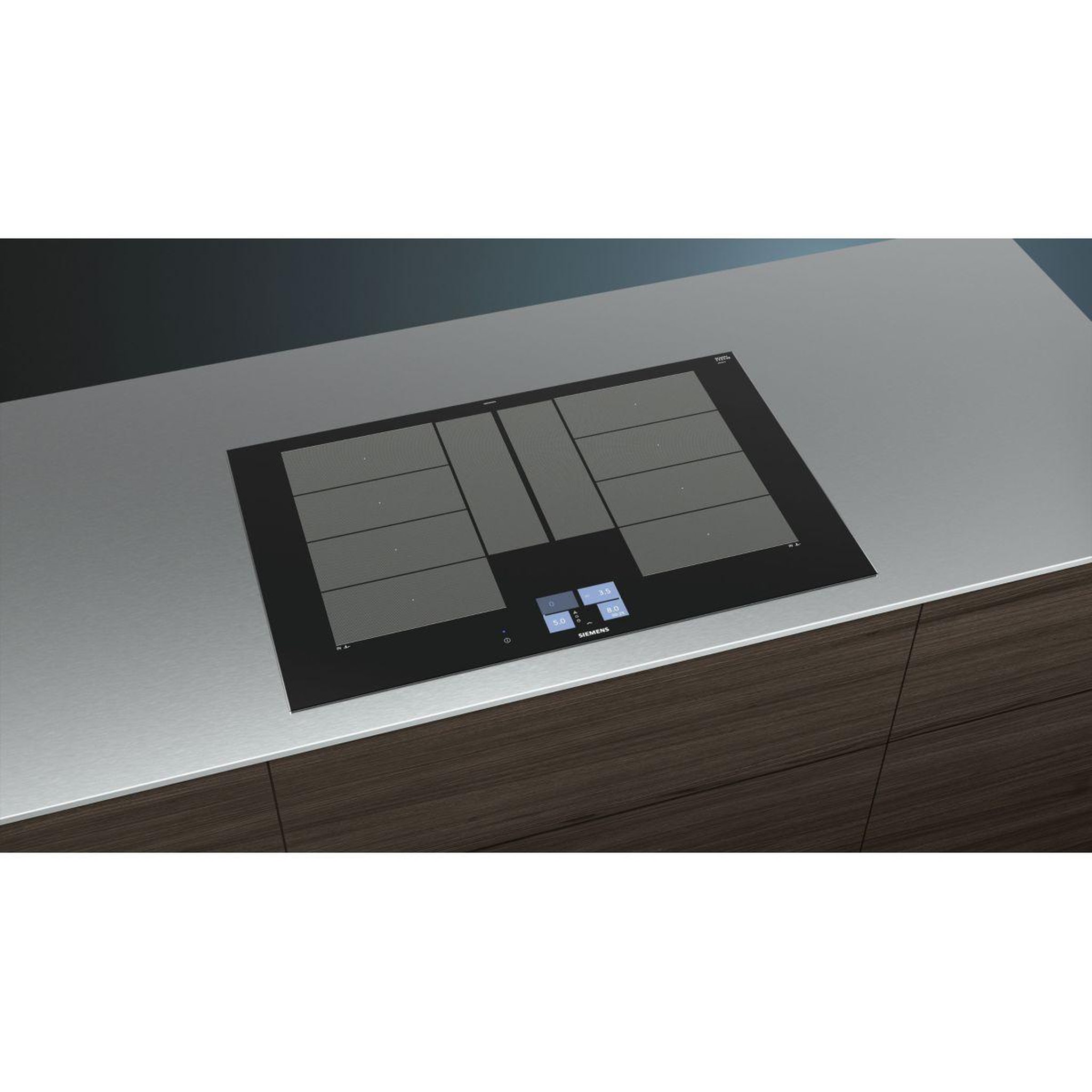 Voir la diapositive 2 : Siemens Plaque induction EX875KYW1E IQ700 Flexinduction Plus