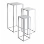 Voir la diapositive 1 : Paris Prix Lot de 3 Sellettes Gigognes  Violette  70cm Gris