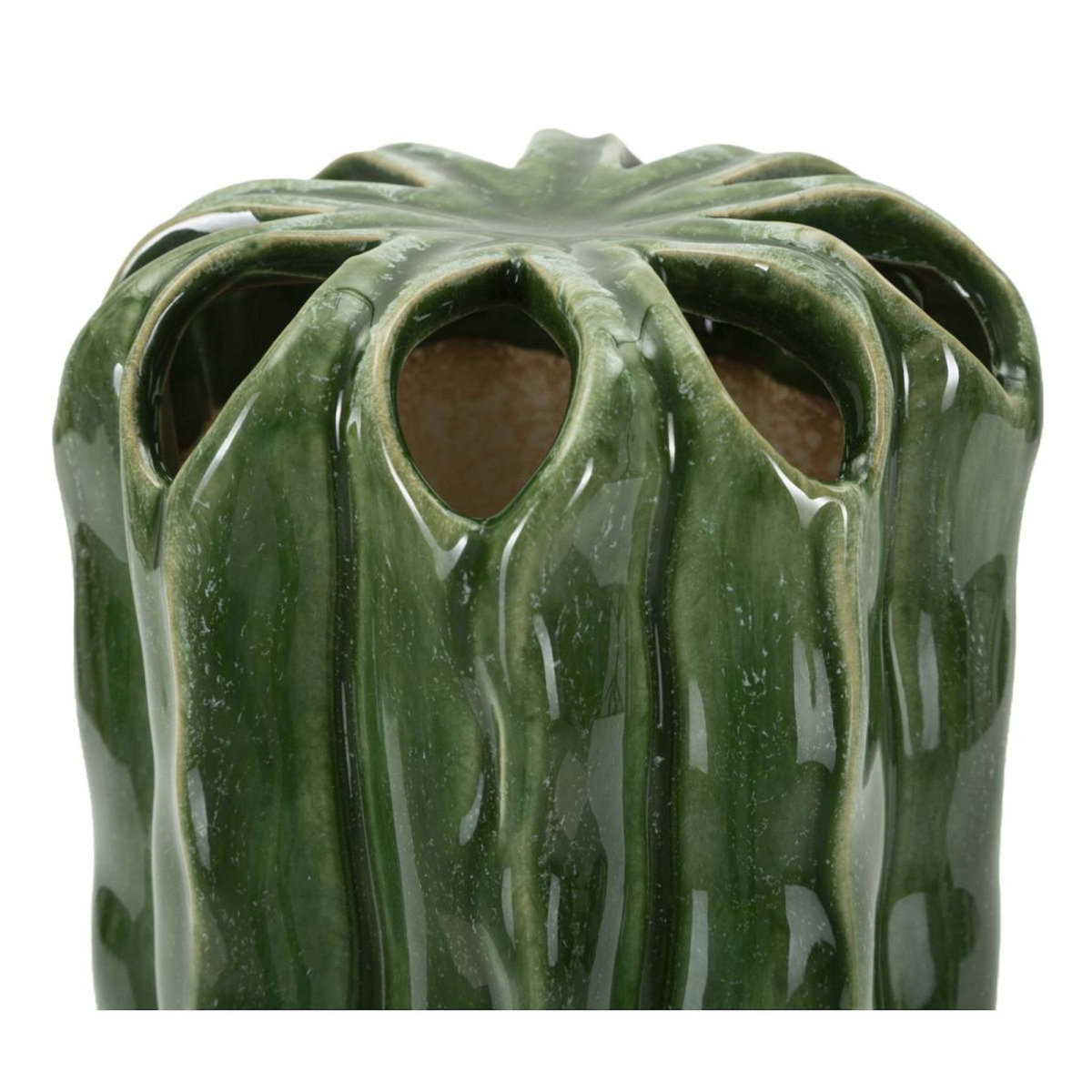 Paris Prix Vase en Céramique  Cactus  23cm Vert