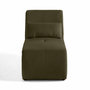 Voir la diapositive 1 : LISA DESIGN Onyx - fauteuil sans accoudoirs - en velours côtelé