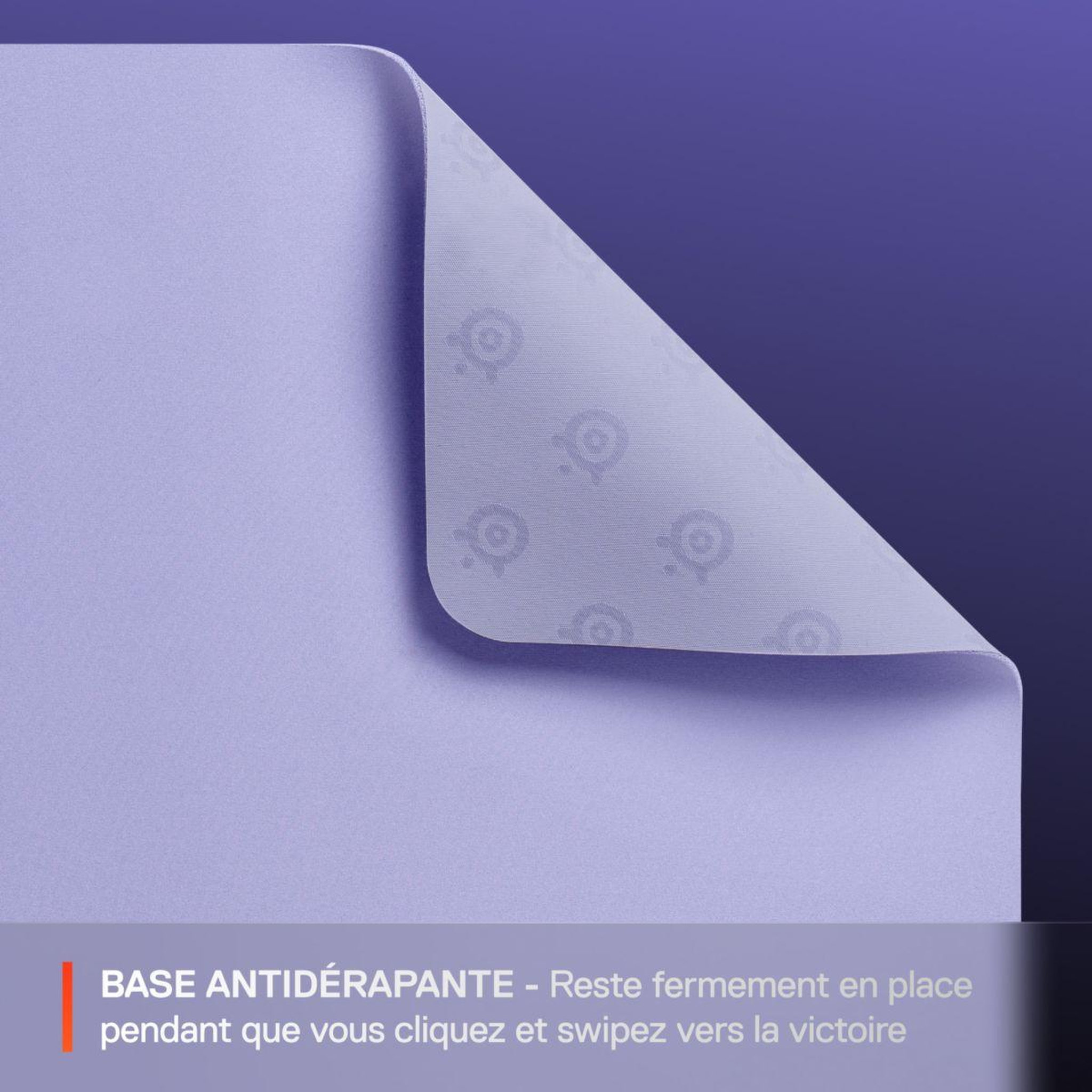 Voir la diapositive 4 : STEEL SERIES Tapis de souris qck m lavande