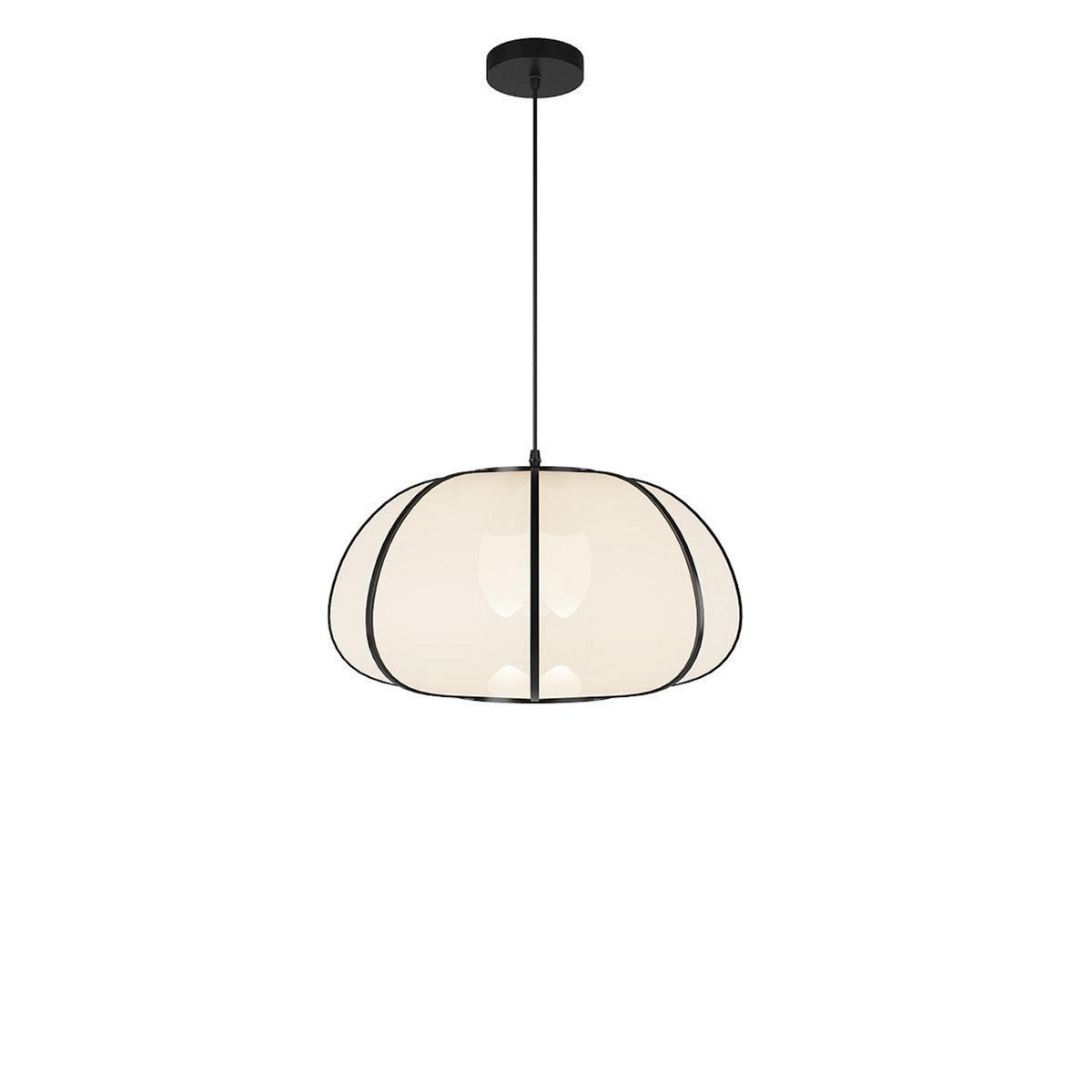 Rendez vous déco Suspension en bambou noir D38 cm-Hana