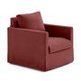 Voir la diapositive 3 : LISA DESIGN Serena - fauteuil déhoussable en velours