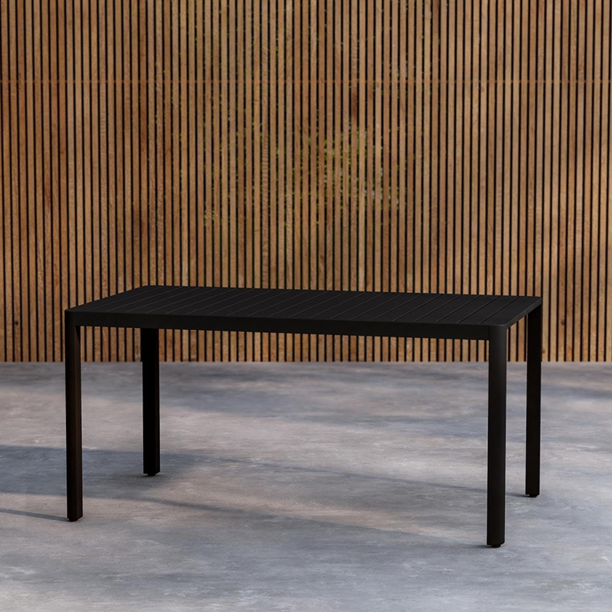 Voir la diapositive 5 : Paris Prix Table de jardin  giardini  150cm noir