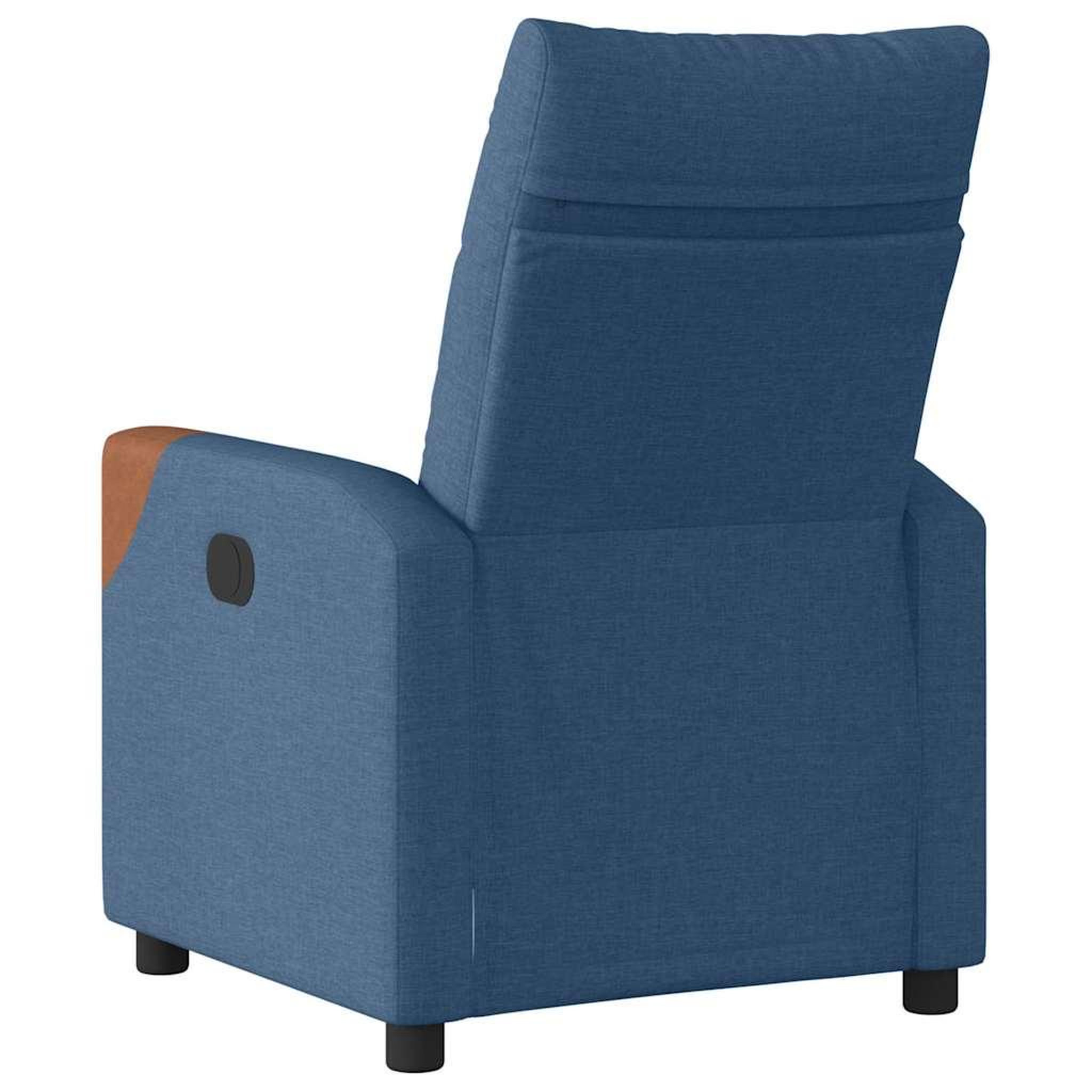 Voir la diapositive 5 : VIDAXL Fauteuil inclinable Bleu Tissu