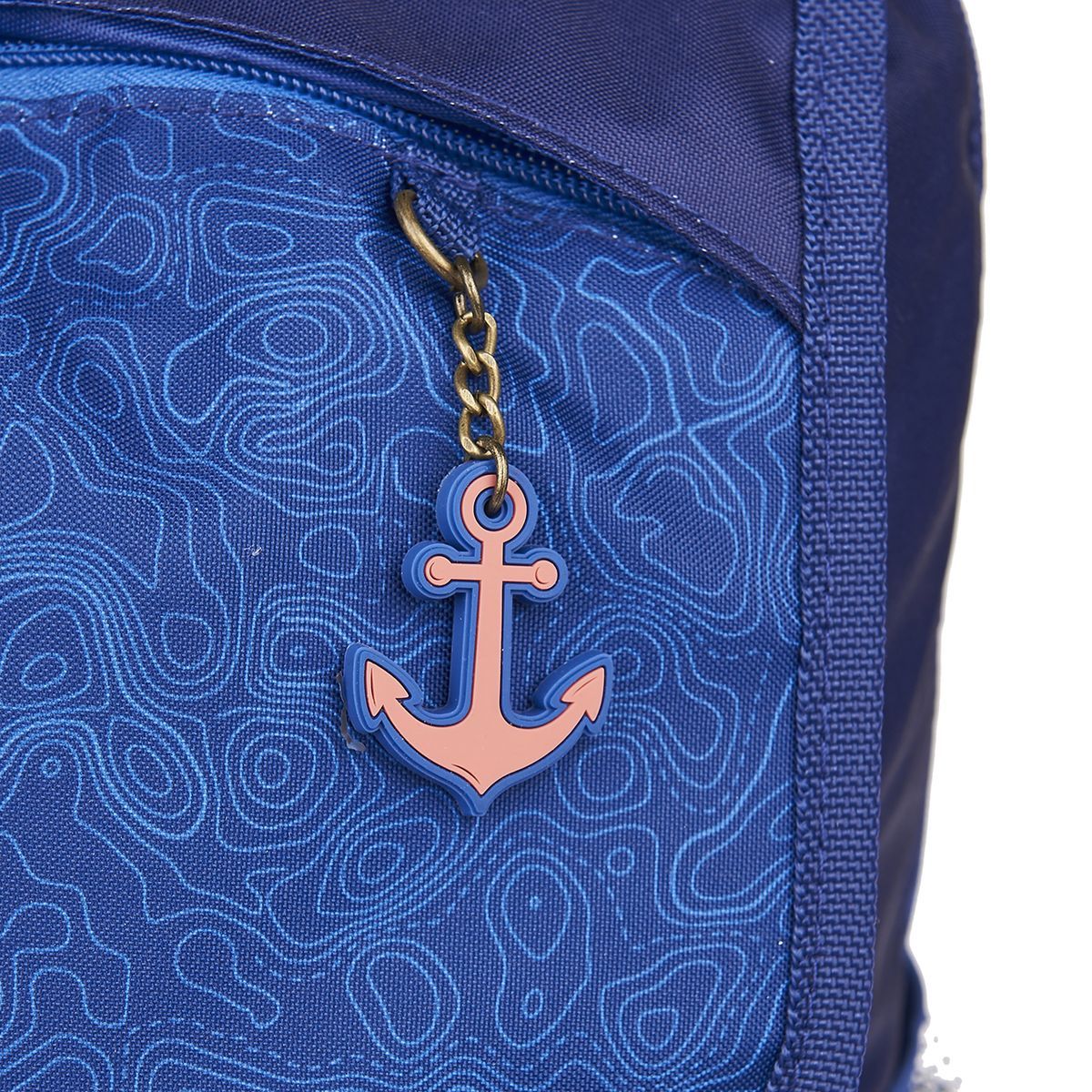 AUCHAN Sac à dos à roulettes bleu Urban Shark