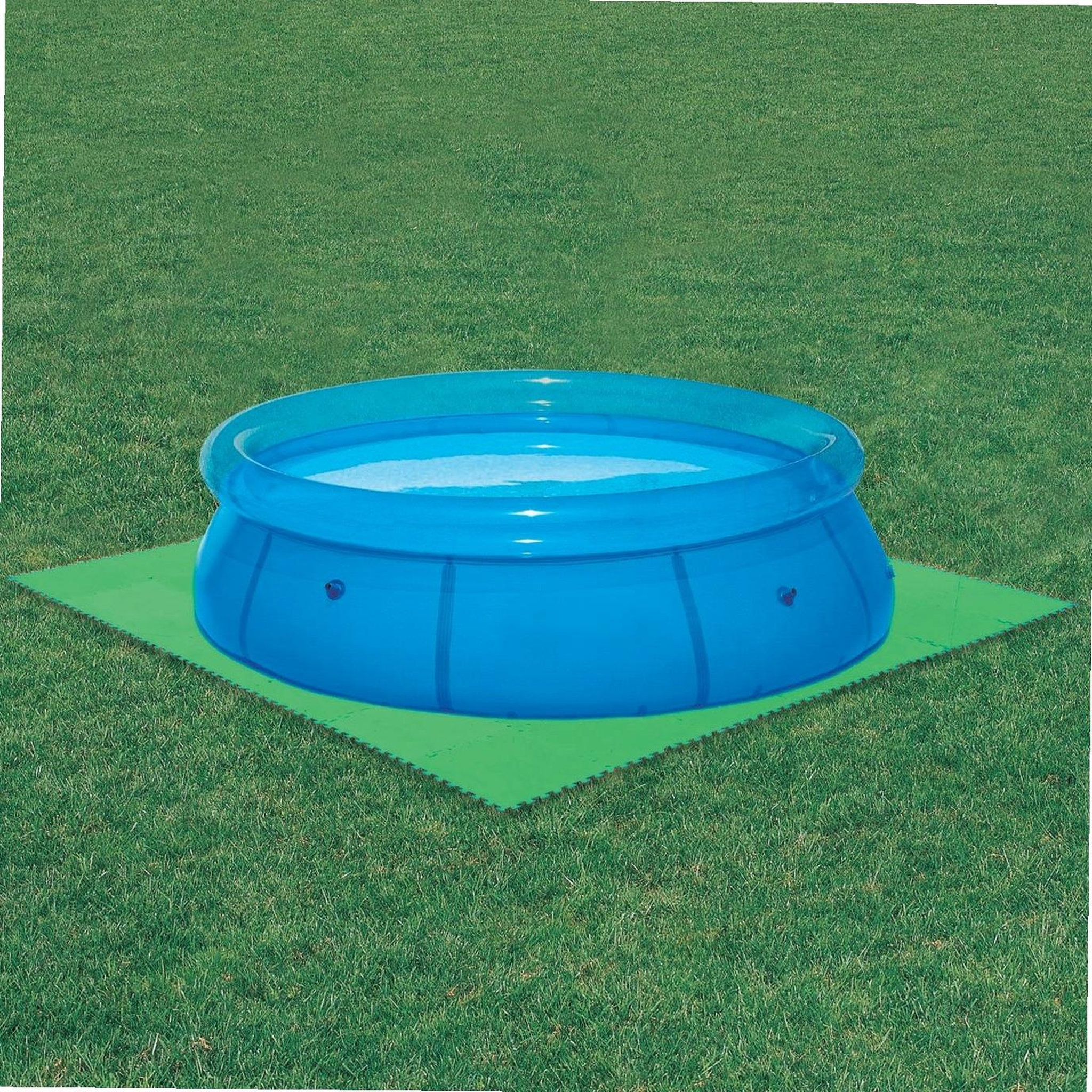 Voir la diapositive 6 : WERKAPRO Lot de 9 dalles de sol pour piscine  50x50cm   WERKA PRO
