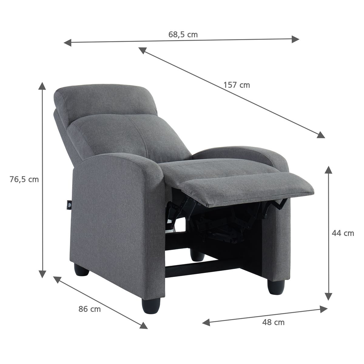 Fauteuil relax  inclinable TENNESSEE