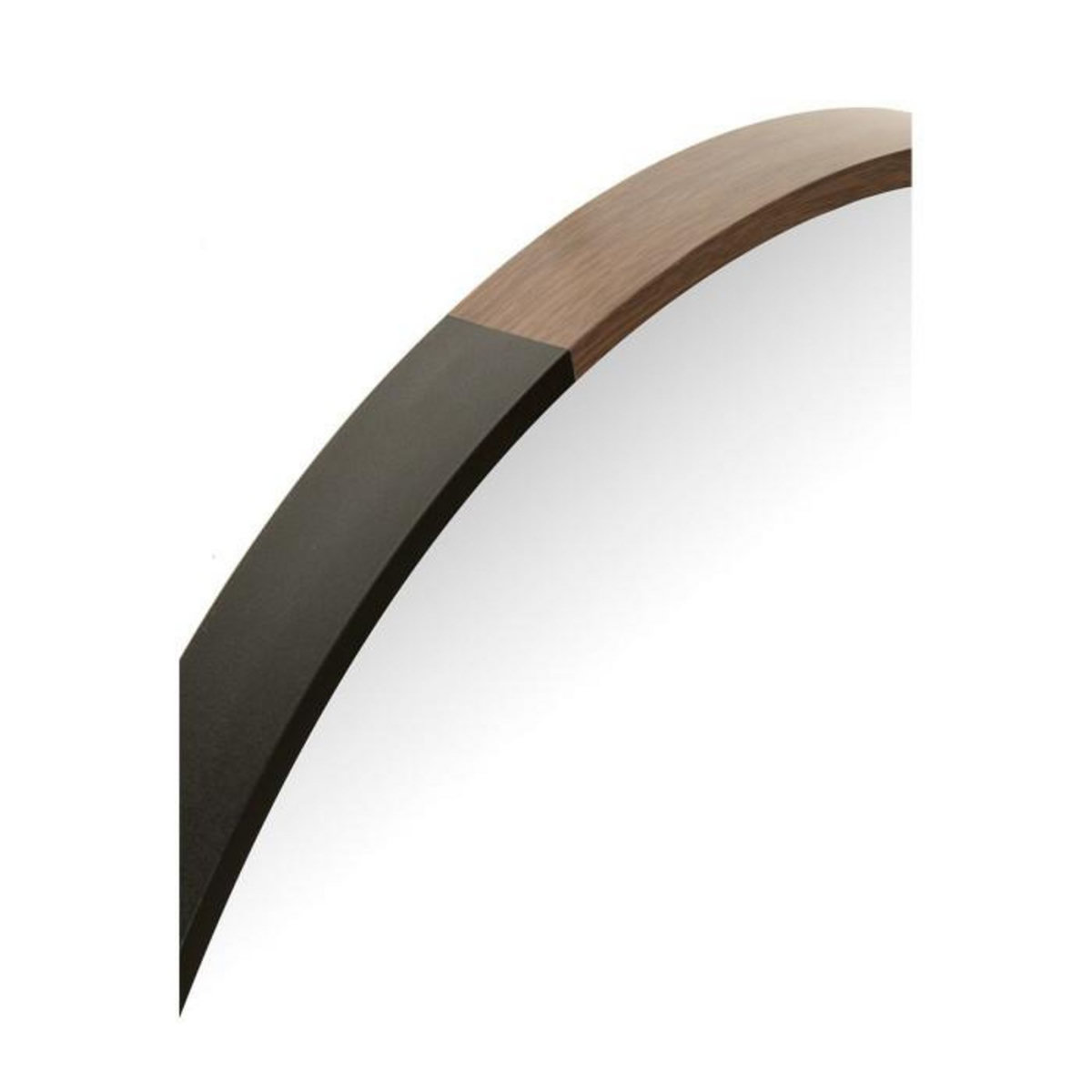 Paris Prix Miroir Mural Rond  Alicia  40cm Noir