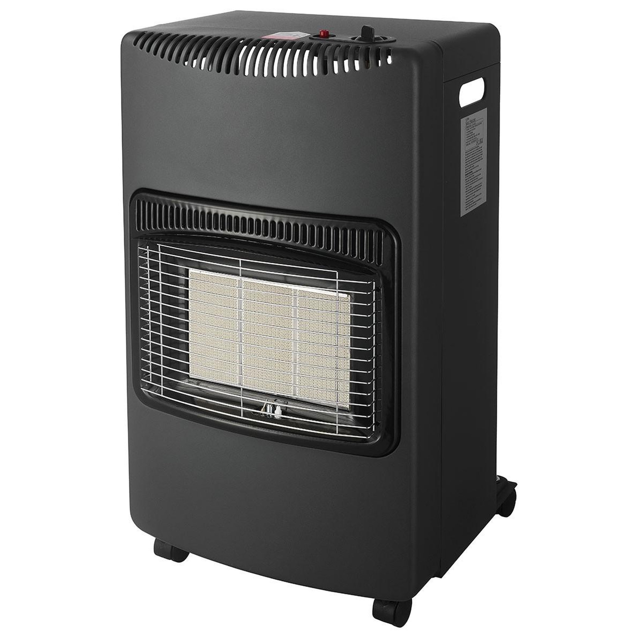 Voir la diapositive 3 : INTEC Poele à gaz pliable 4,2KW Pliable Noir Brûleur céramique Infrarouge Allumage Piezo Chauffage d'appoint gaz INTEC