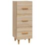 Voir la diapositive 2 : VIDAXL Buffet Chene sonoma 34,5x34x90 cm Bois d'ingenierie