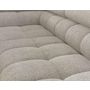 Voir la diapositive 6 : BEST MOBILIER Elisa - canapé d'angle gauche 5 places convertible avec coffre et têtières réglables en tissu bouclette