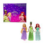 Voir la diapositive 1 : MATTEL Princesses Disney - pack de 3 poupées (Ariel, Tiana, Raiponce)