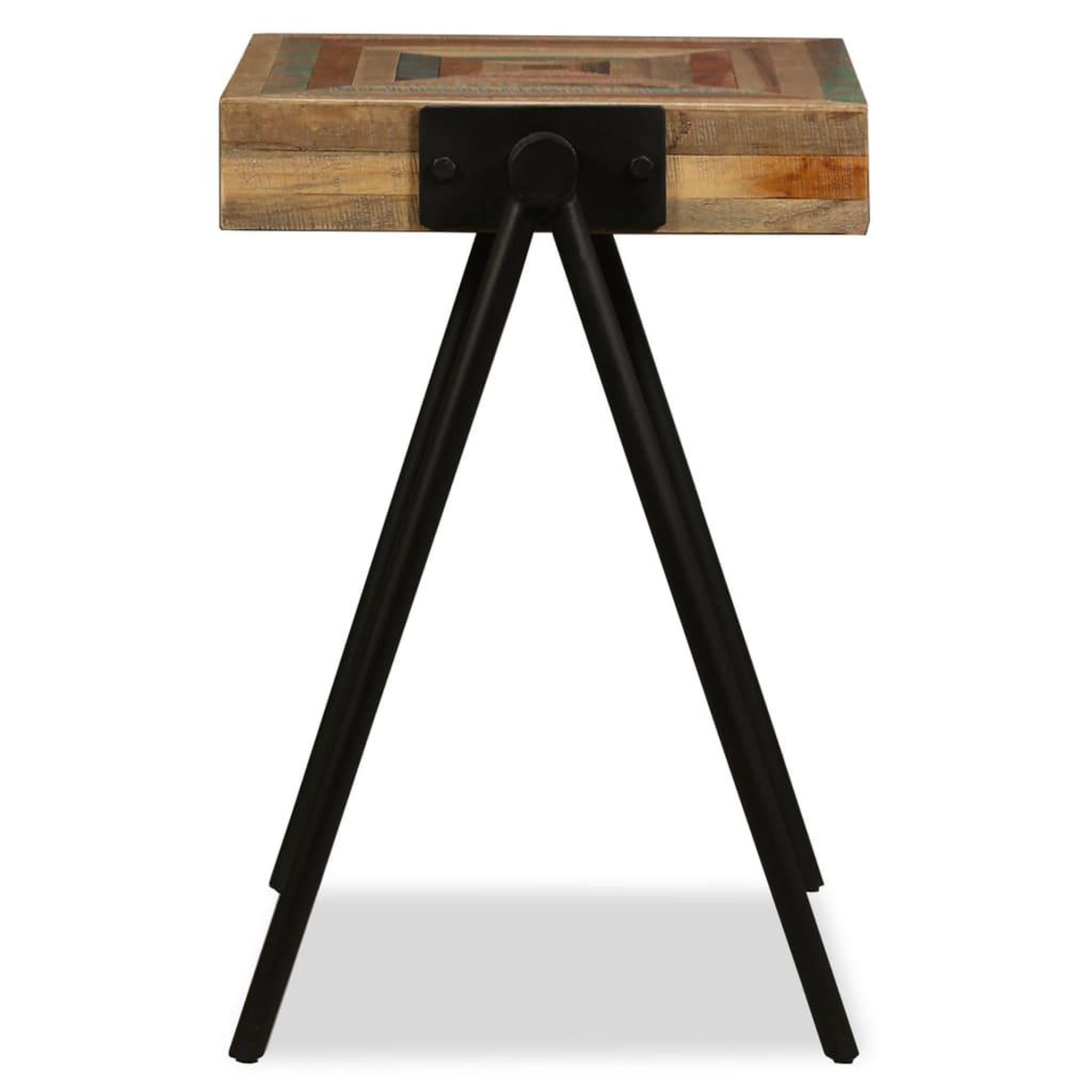 Voir la diapositive 5 : VIDAXL Table d'appoint Teck massif de recuperation