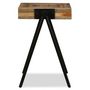 Voir la diapositive 5 : VIDAXL Table d'appoint Teck massif de recuperation