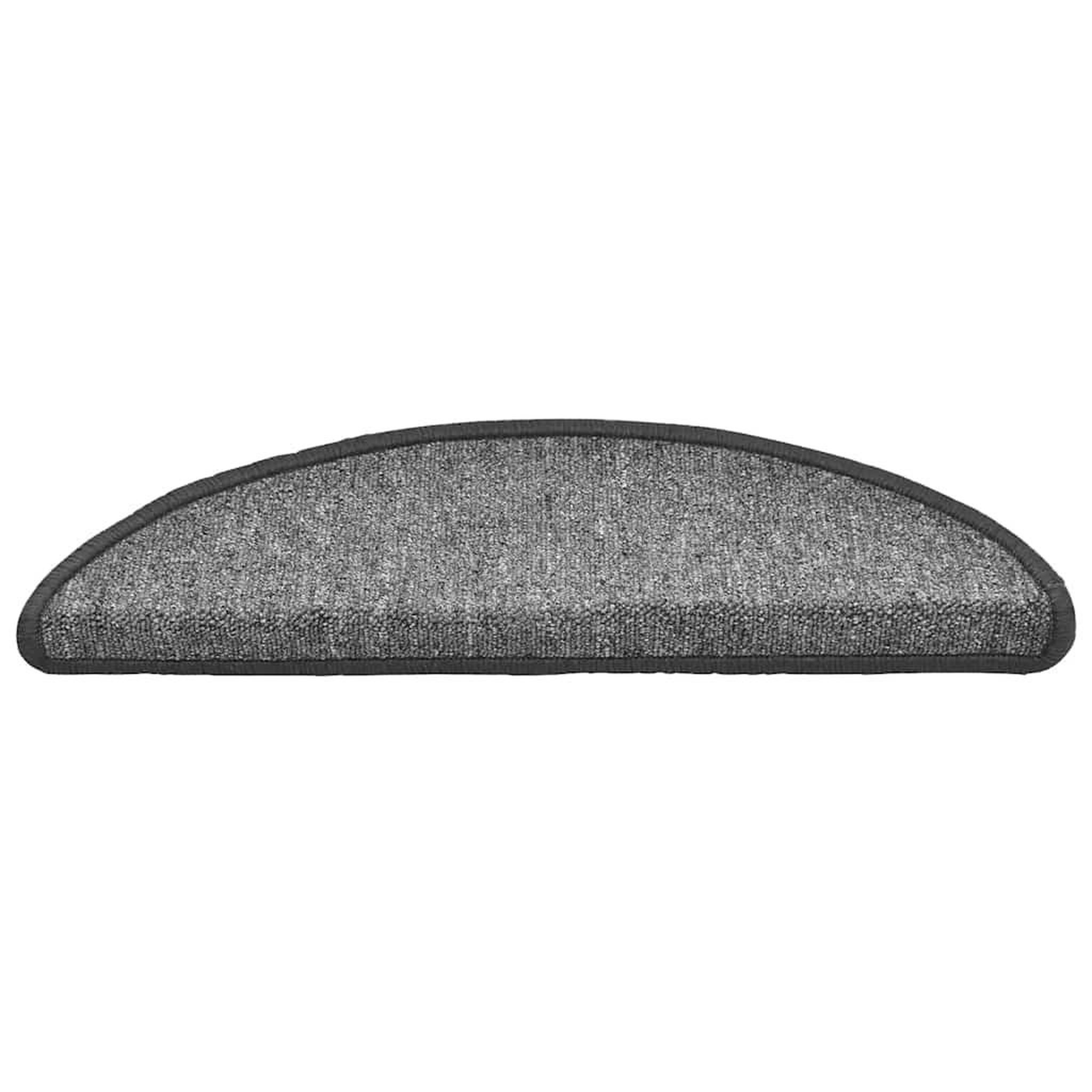 Voir la diapositive 3 : VIDAXL Tapis d'escalier 20 pcs gris fonce 56x17x3 cm