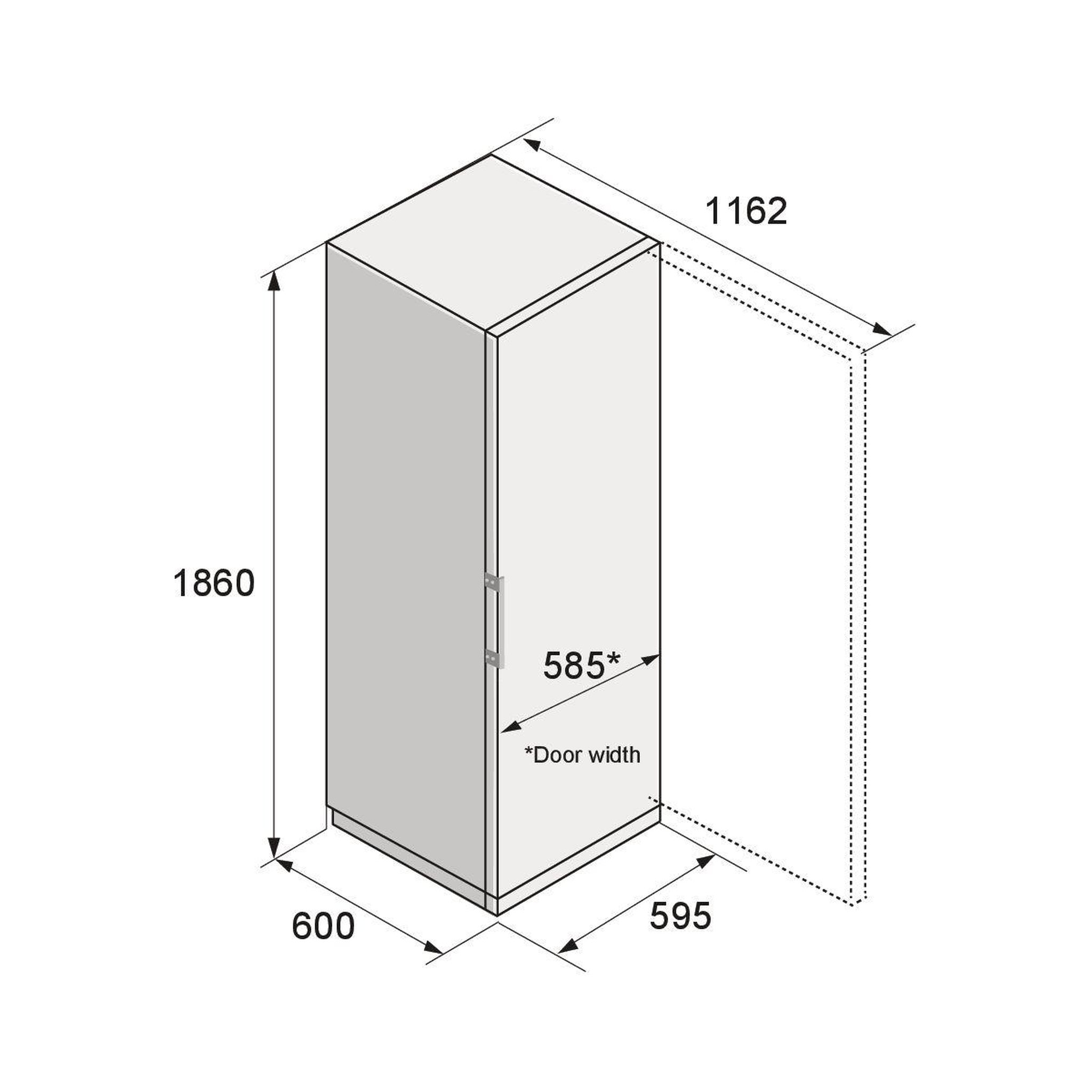 Voir la diapositive 5 : ASKO Congélateur armoire RFF586KNCS1