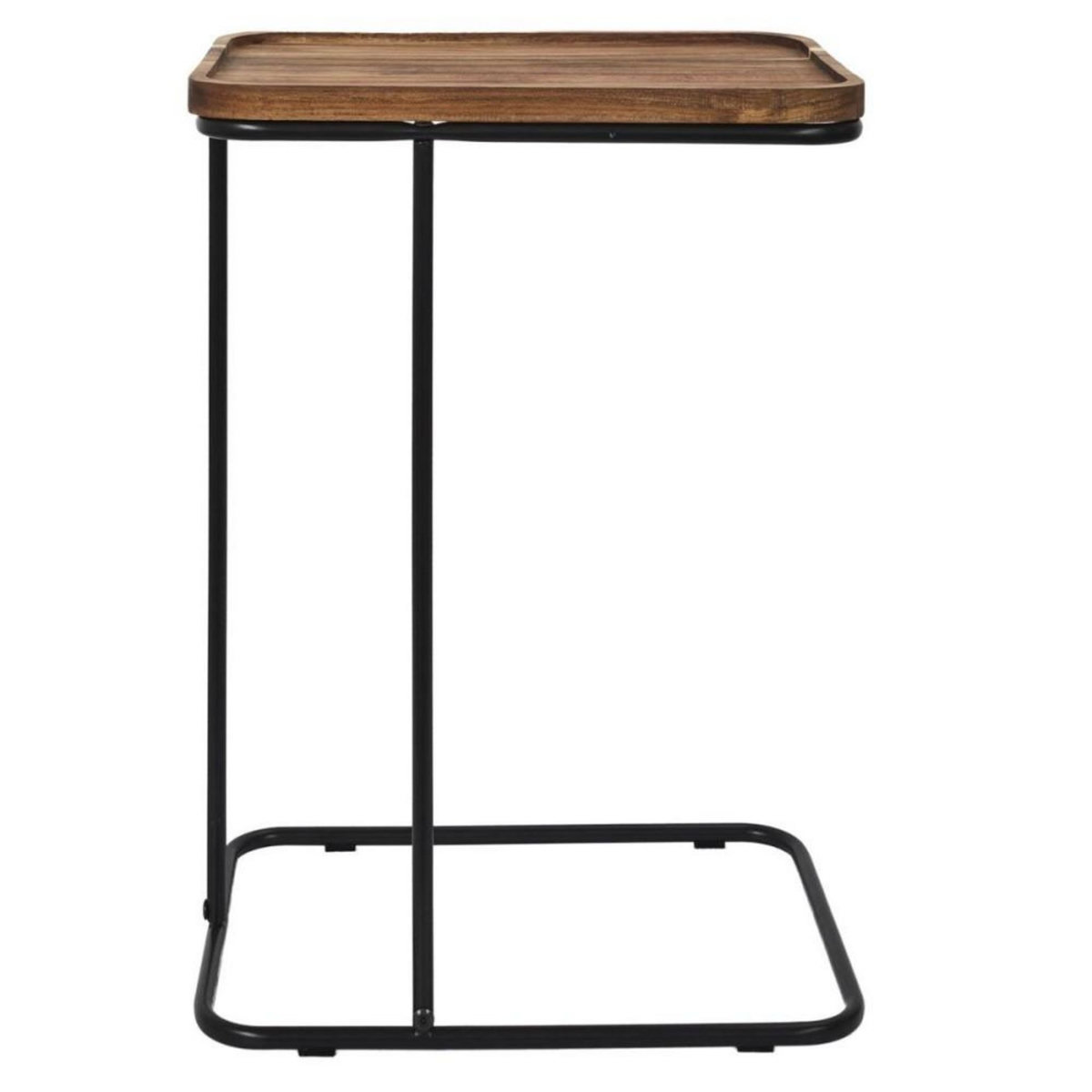 The Home Deco Factory Table d'appoint bout de canapé en acacia