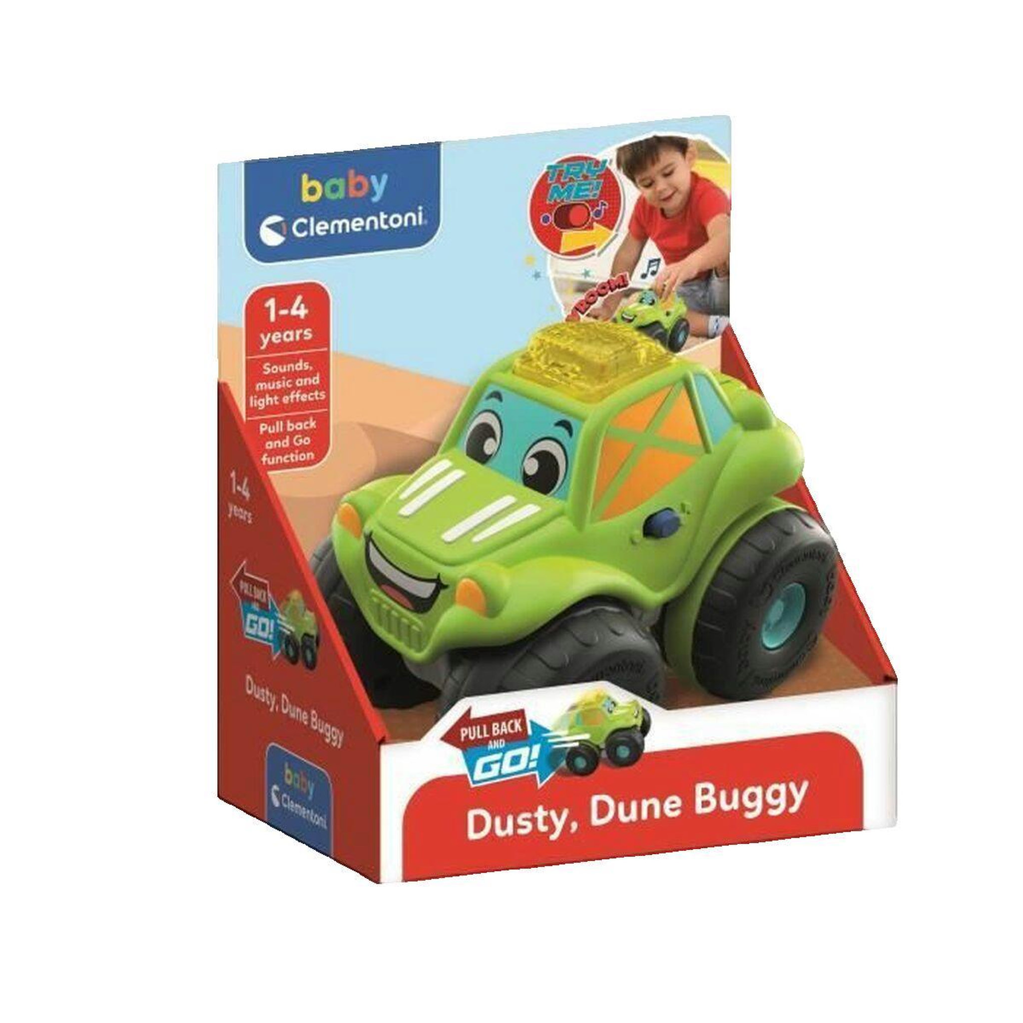 Voir la diapositive 3 : CLEMENTONI Buggy interactif Clementoni vert