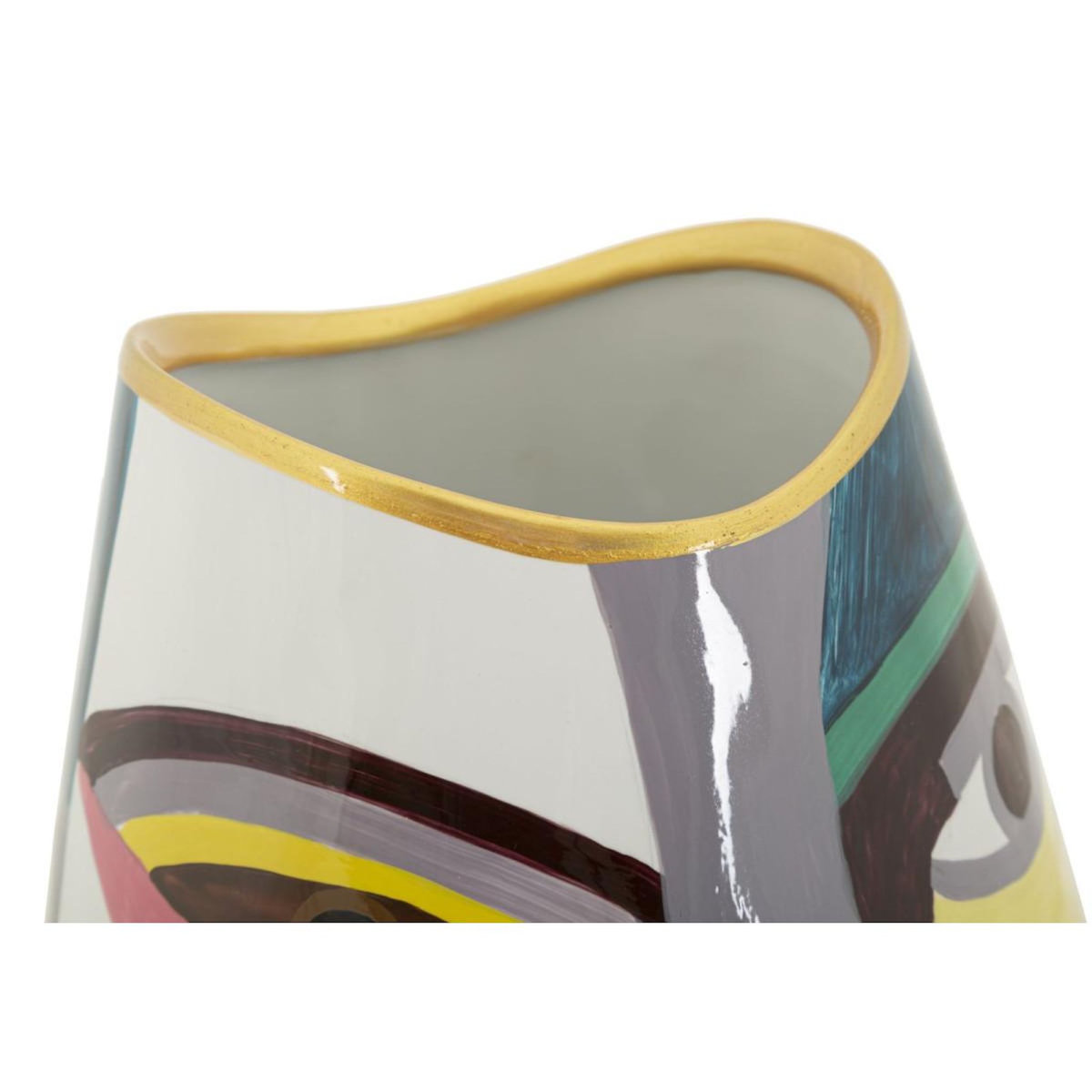Paris Prix Vase Design en Céramique  Piccassy  24cm Multicolore