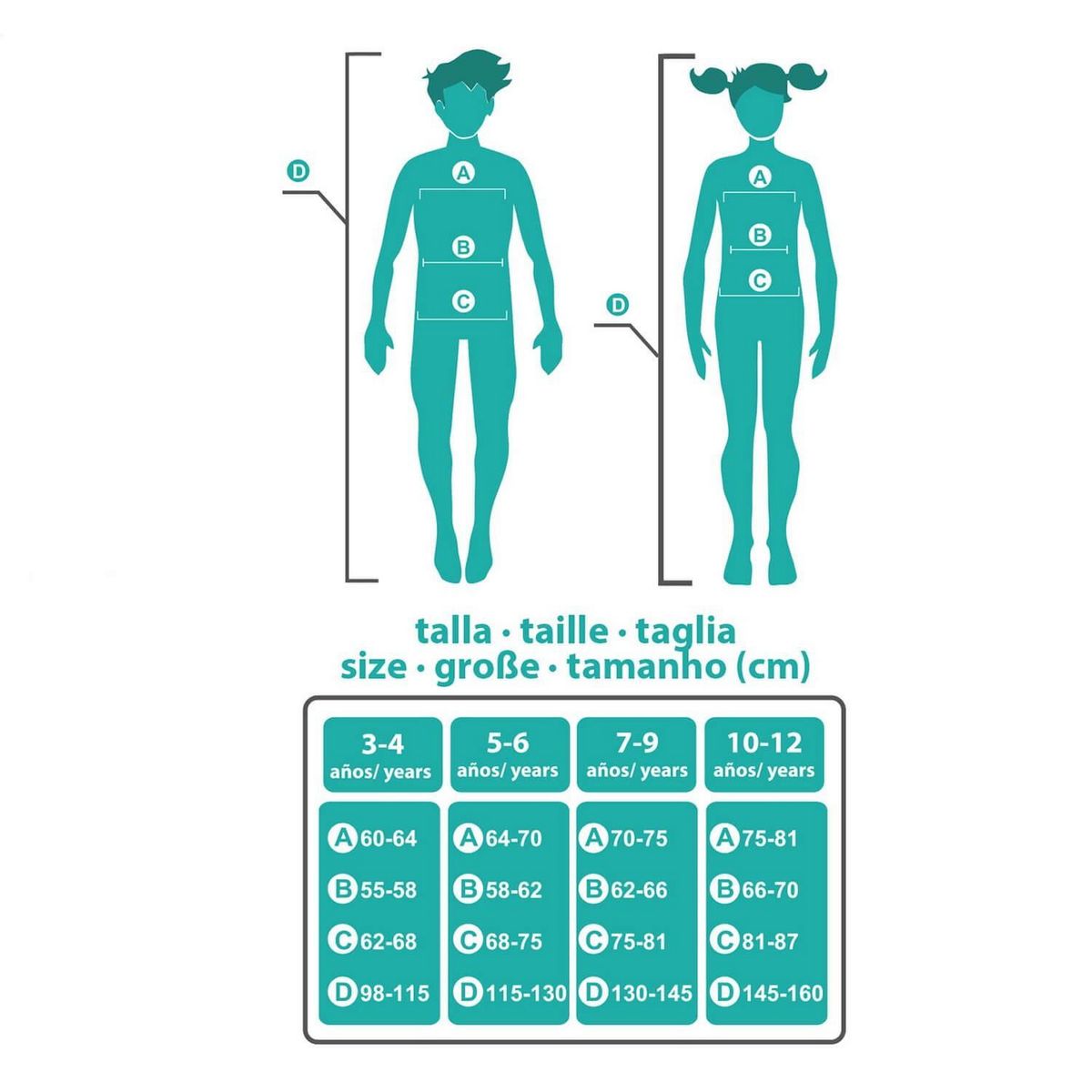 ATOSA Déguisement clown - enfant - 7/9 ans (122 à 134 cm)
